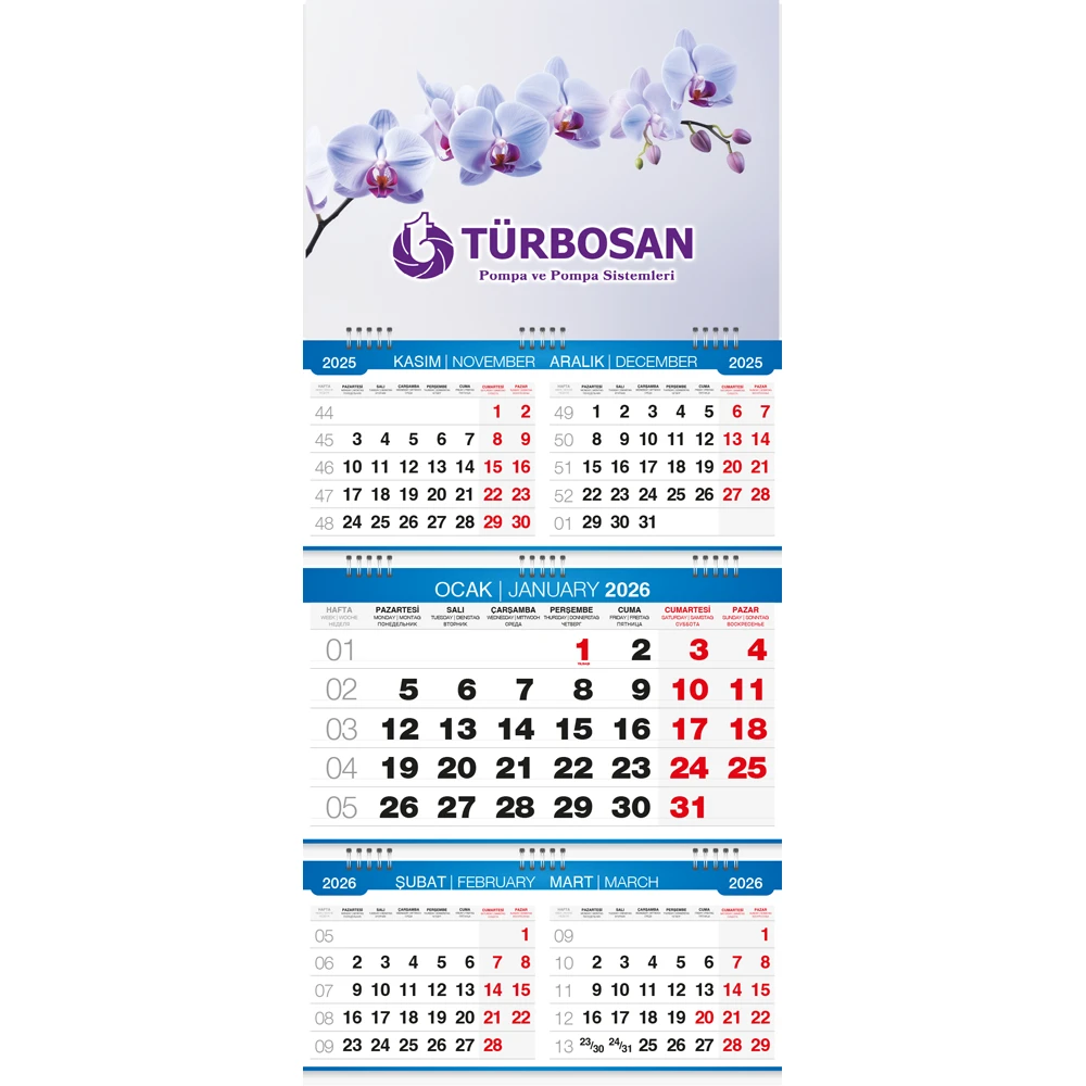 Beş Aylık Gemici Takvim