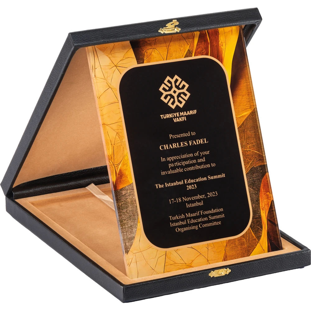 Kutulu Kristal Plaket